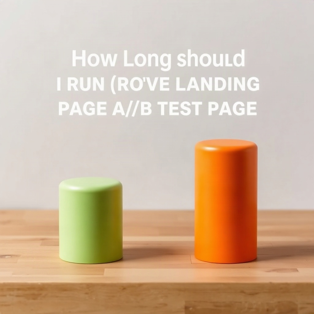 How long should I run my landing page A/B test?
