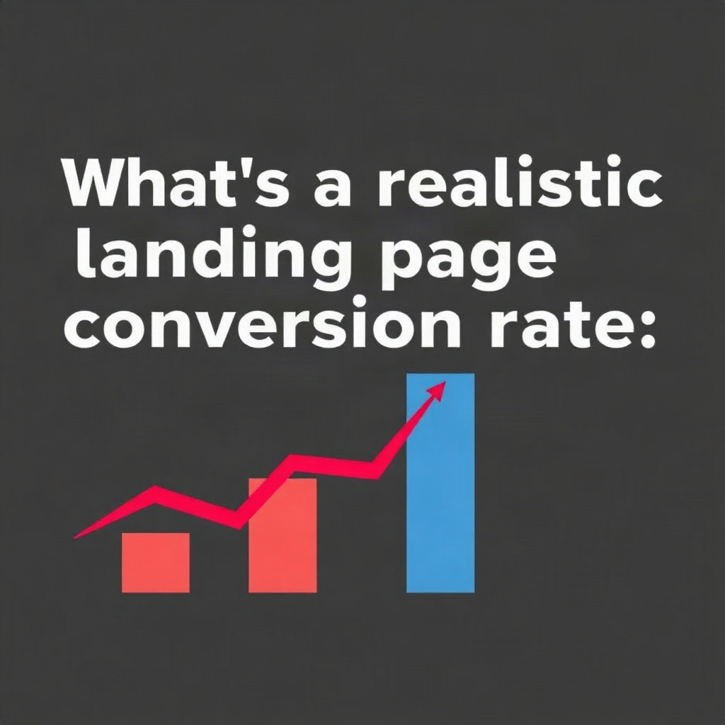 What's a realistic landing page conversion rate for PPC traffic?